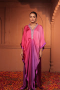 GIYA KAFTAN  - OMBRE PINK PURPLE