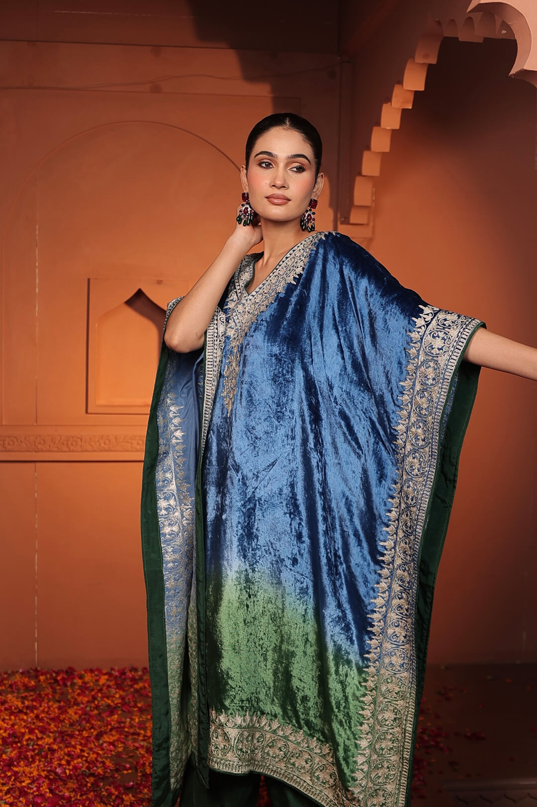 OMBRE BLUE GREEN
