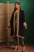 KAINA TILLA EMBROIDED BLACK JACKET