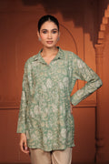 RIVA EMBROIDED SHIRT - GREEN
