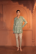 RIVA EMBROIDED SHIRT - GREEN