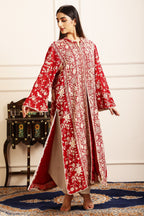 RUHAB GARA EMBROIDED JACKET - RED