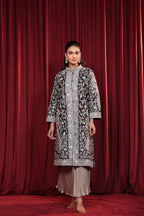 SAANJH TILLA EMBROIDED JACKET - BLACK