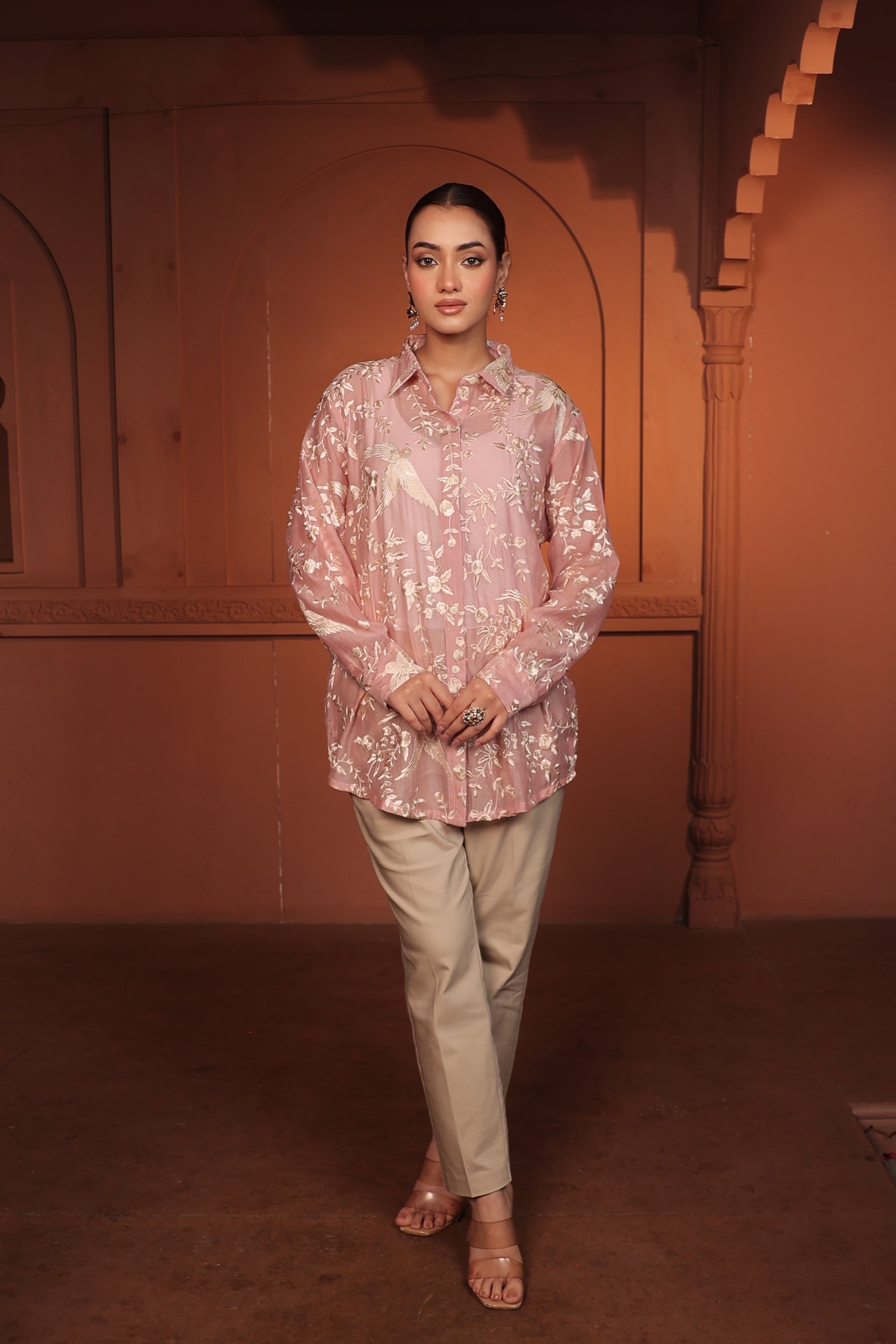 SERA GARA EMBROIDED SHIRT