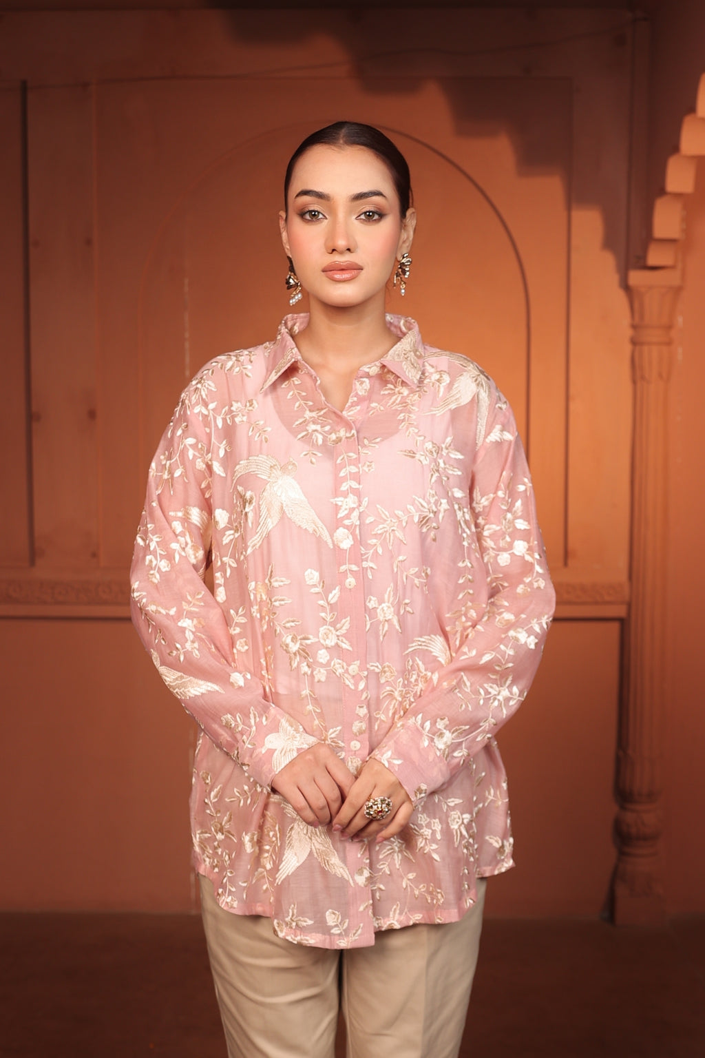 SERA GARA EMBROIDED SHIRT