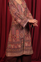 SHAB EMBROIDED JACKET - BROWN