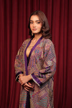 SHAFA LONG JACKET - PURPLE