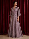 Rena cutwork skirt set