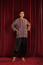 ZEH EMBROIDED JACKET - BLACK