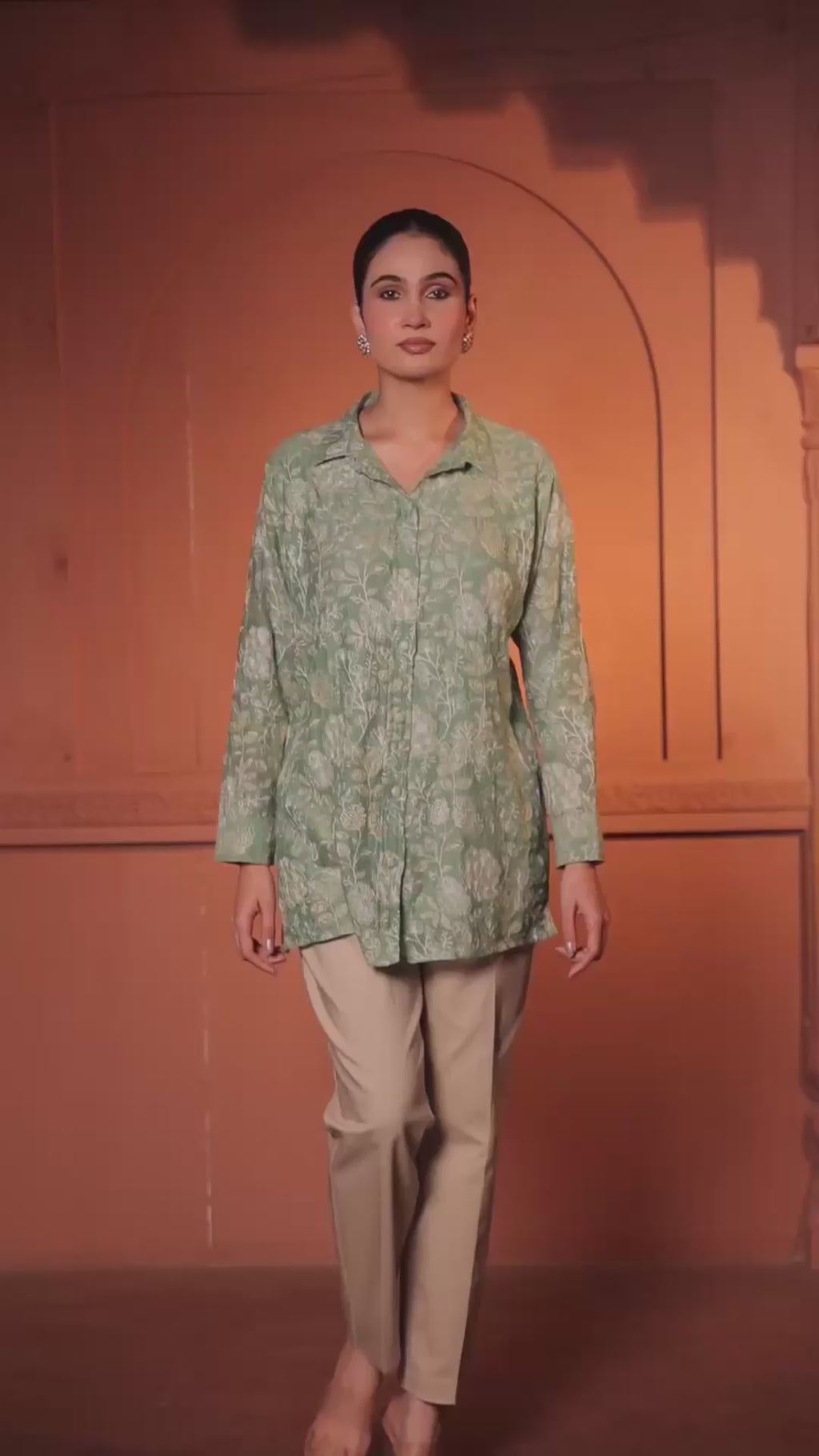 SERA GARA EMBROIDED SHIRT